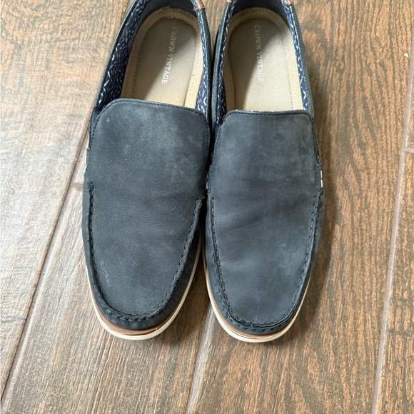 Men’s 11.5 Crown Vintage Bojan Navy slip on loafer shoes